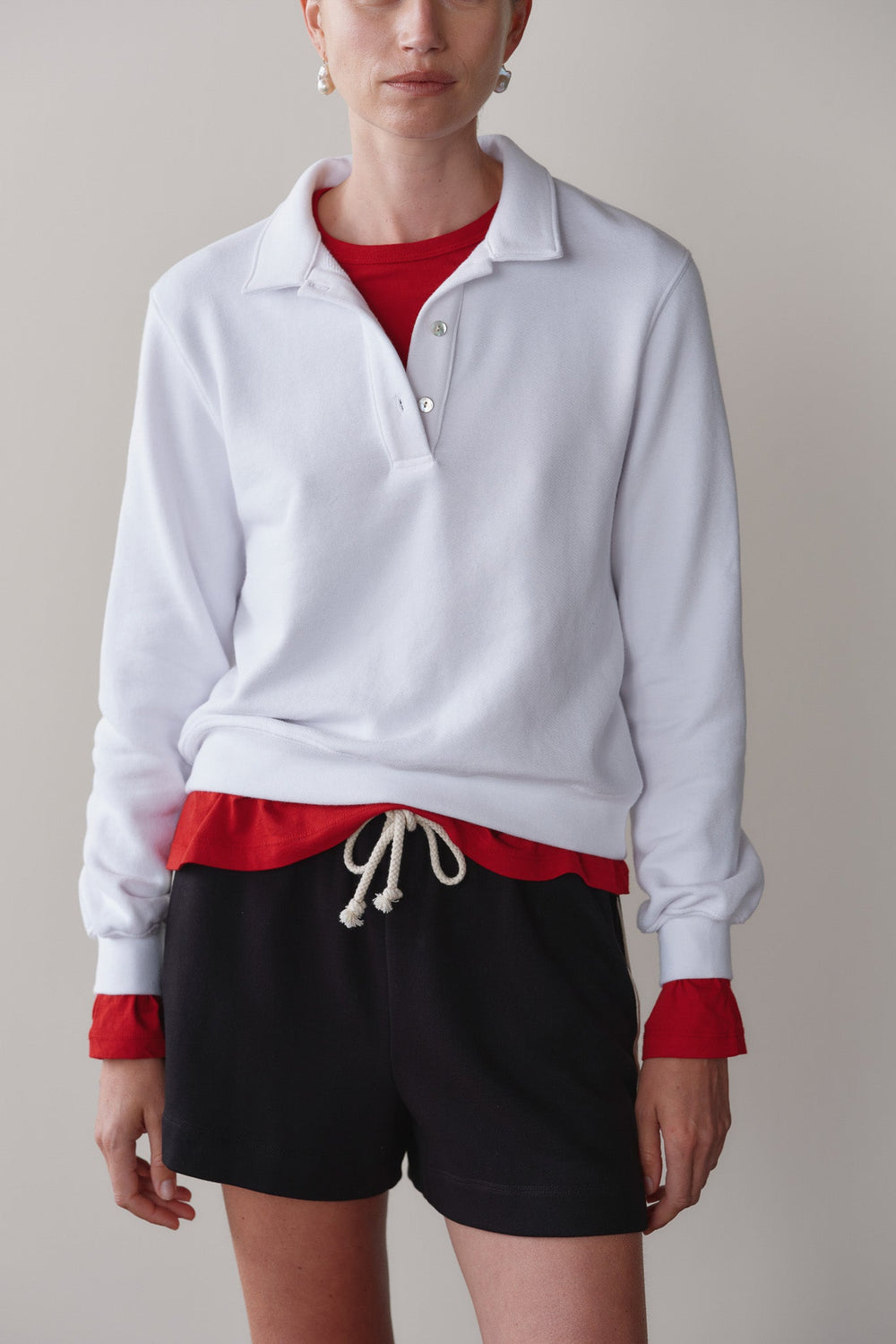 Women The Eco-Terry Polo Sweatshirt
