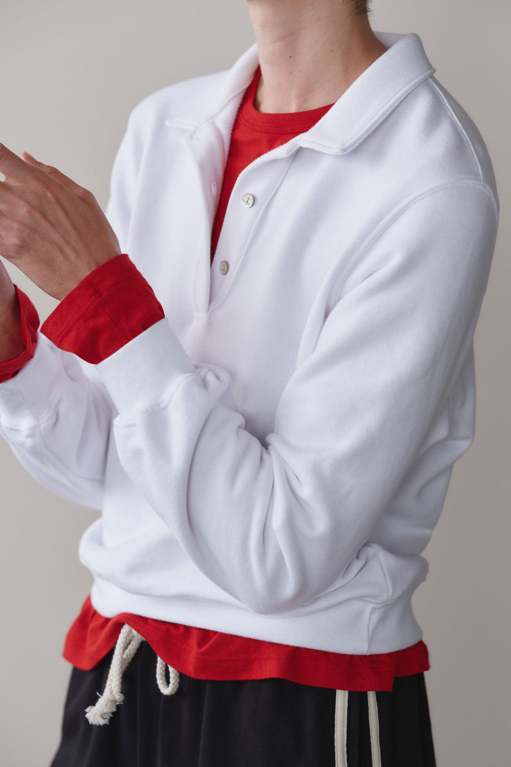 Women The Eco-Terry Polo Sweatshirt