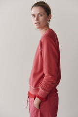Women The Eco-Terry Contrast Stitch Sweatshirt