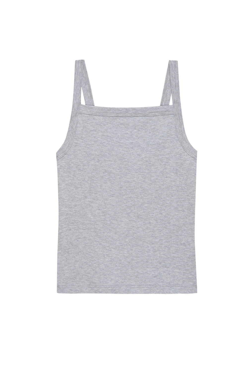 Women The Baby Rib Square Neck Tank