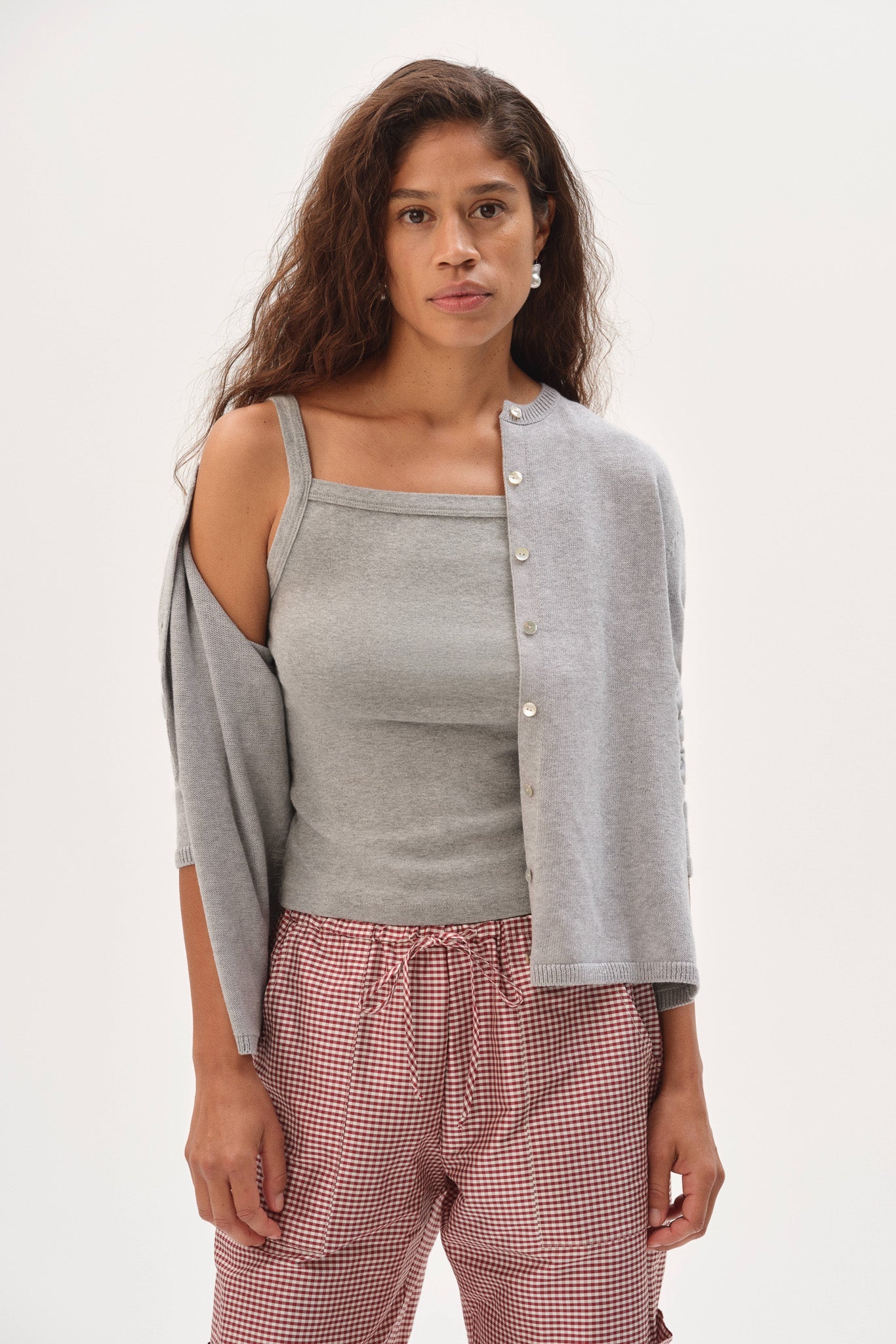 Women The Baby Rib Square Neck Tank