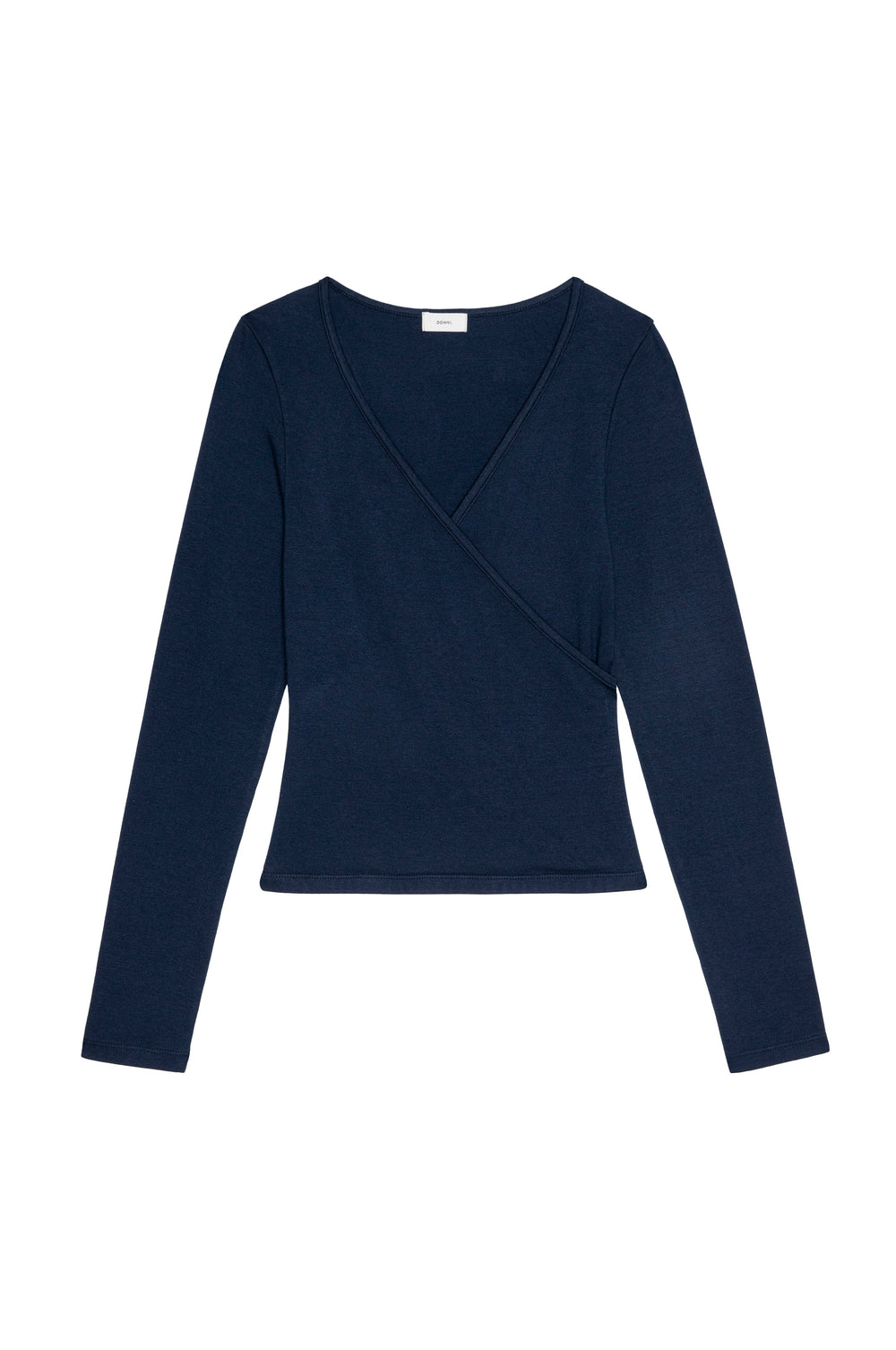 Women The Baby Rib Criss Cross Long Sleeve