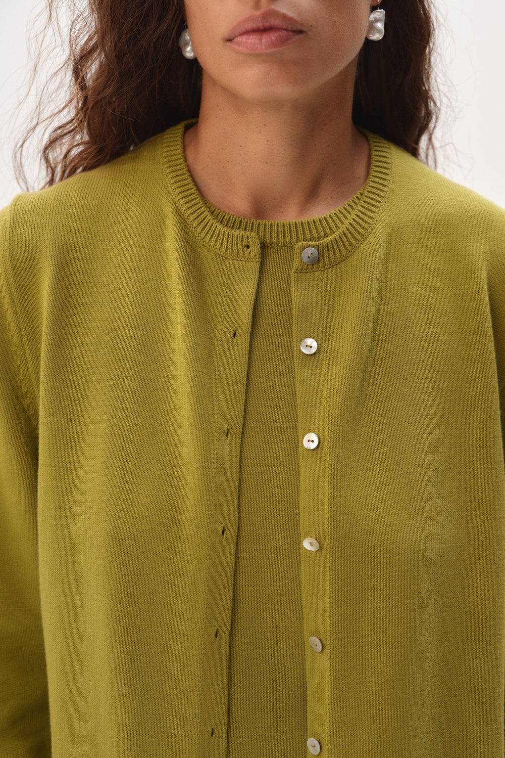 Women The Cotton Knit Sweater Set