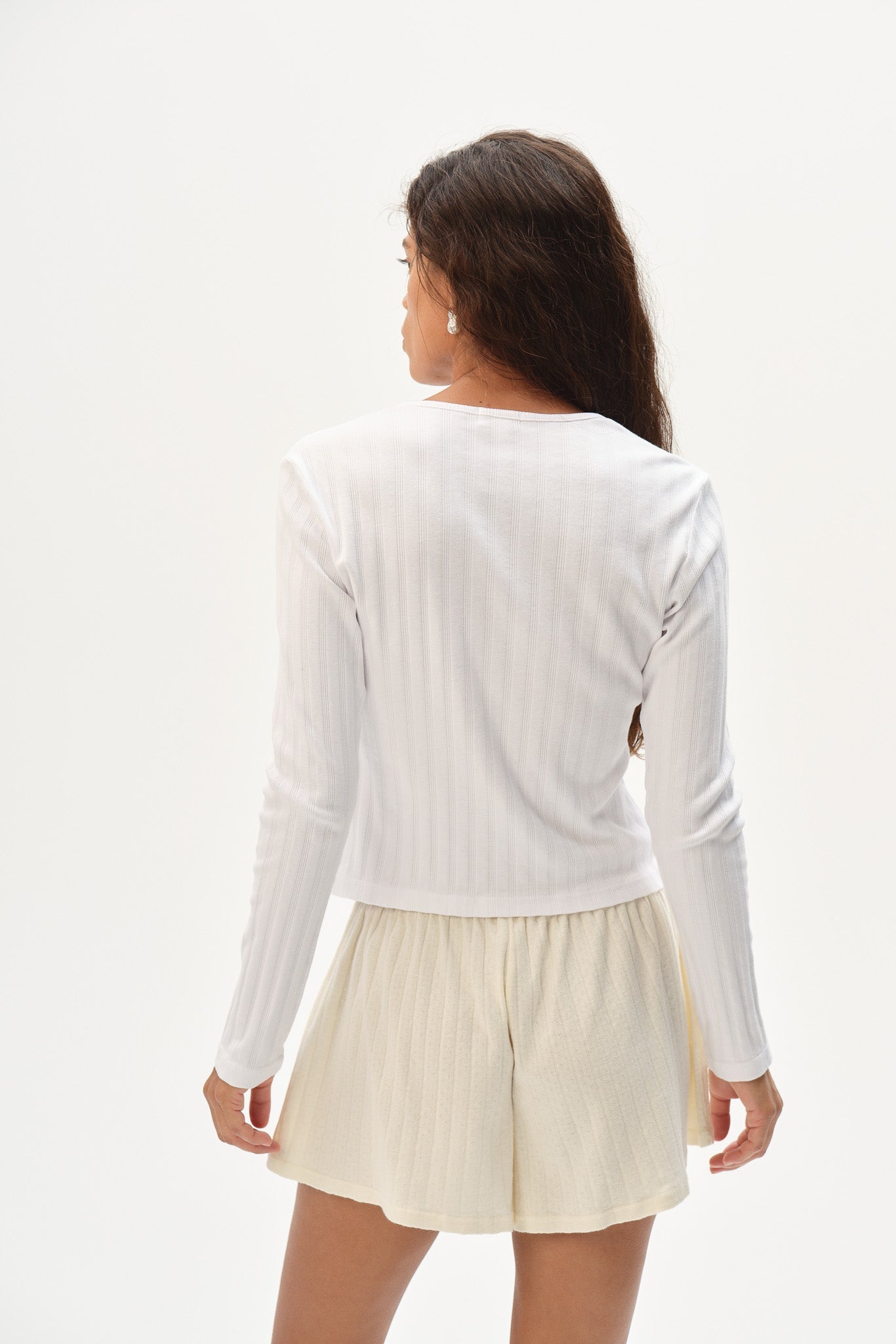 Women The Varied Rib Cardigan