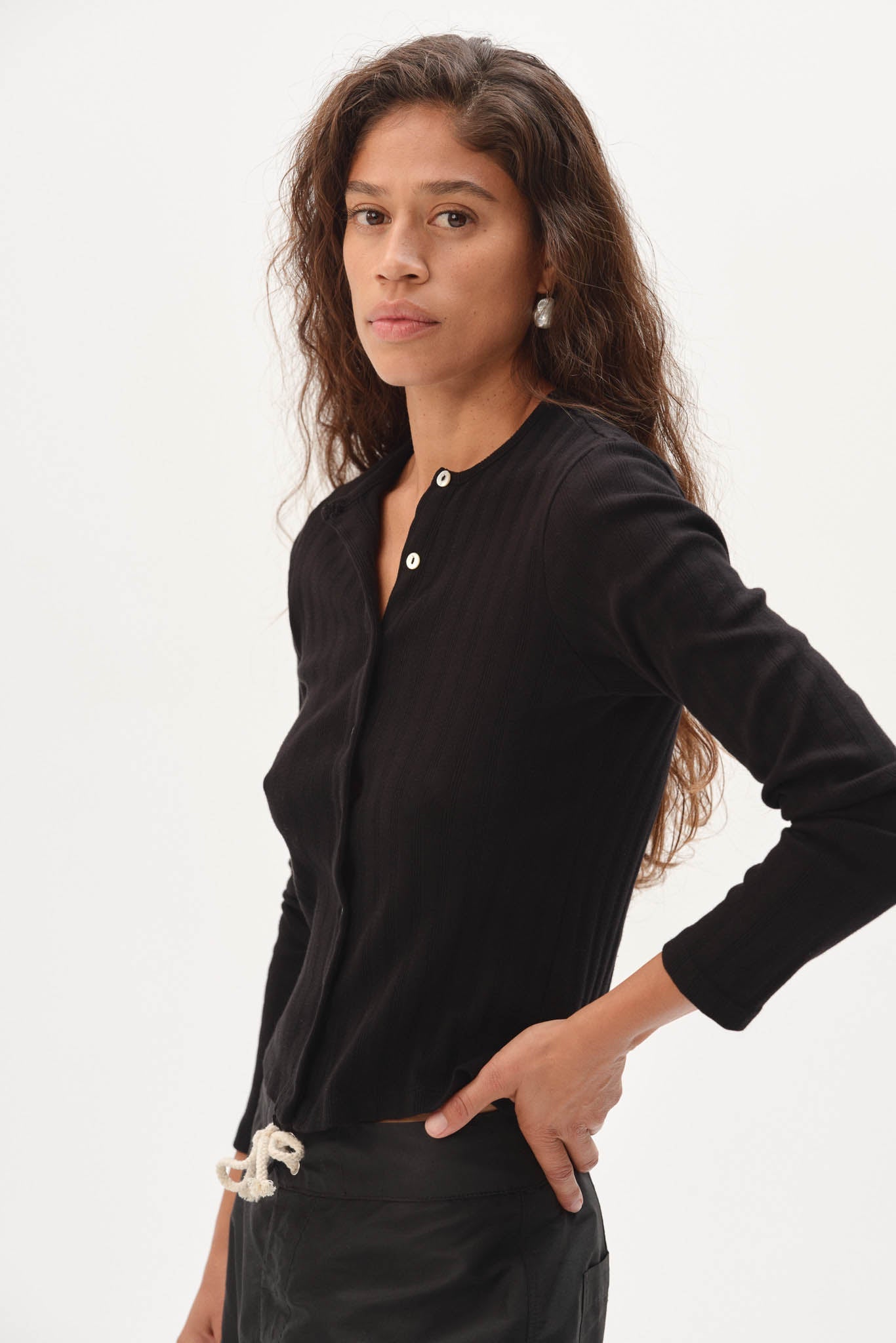 Women The Varied Rib Cardigan