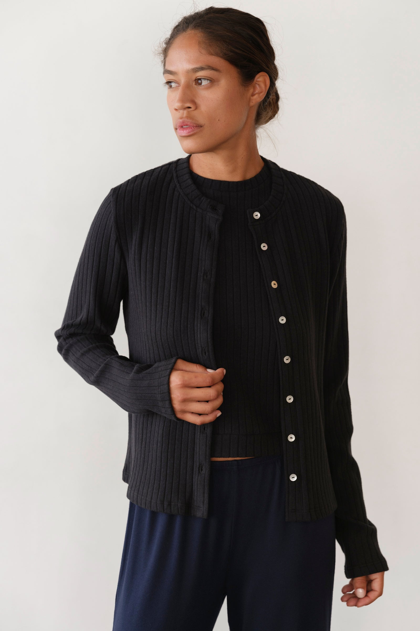 Women The Sweater Rib Cardi