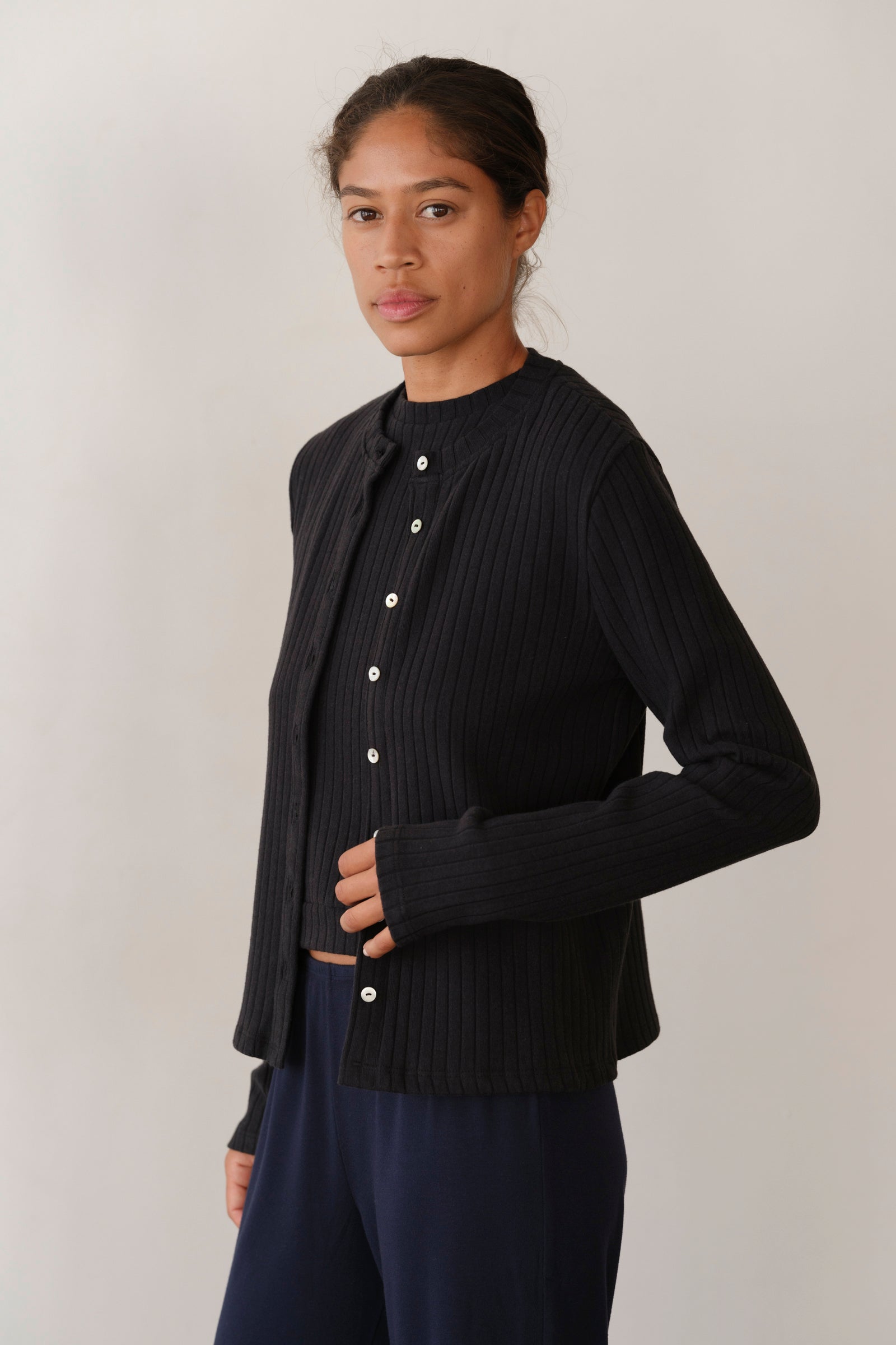Women The Sweater Rib Cardi