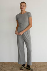 Women The Pointelle Baby Tee