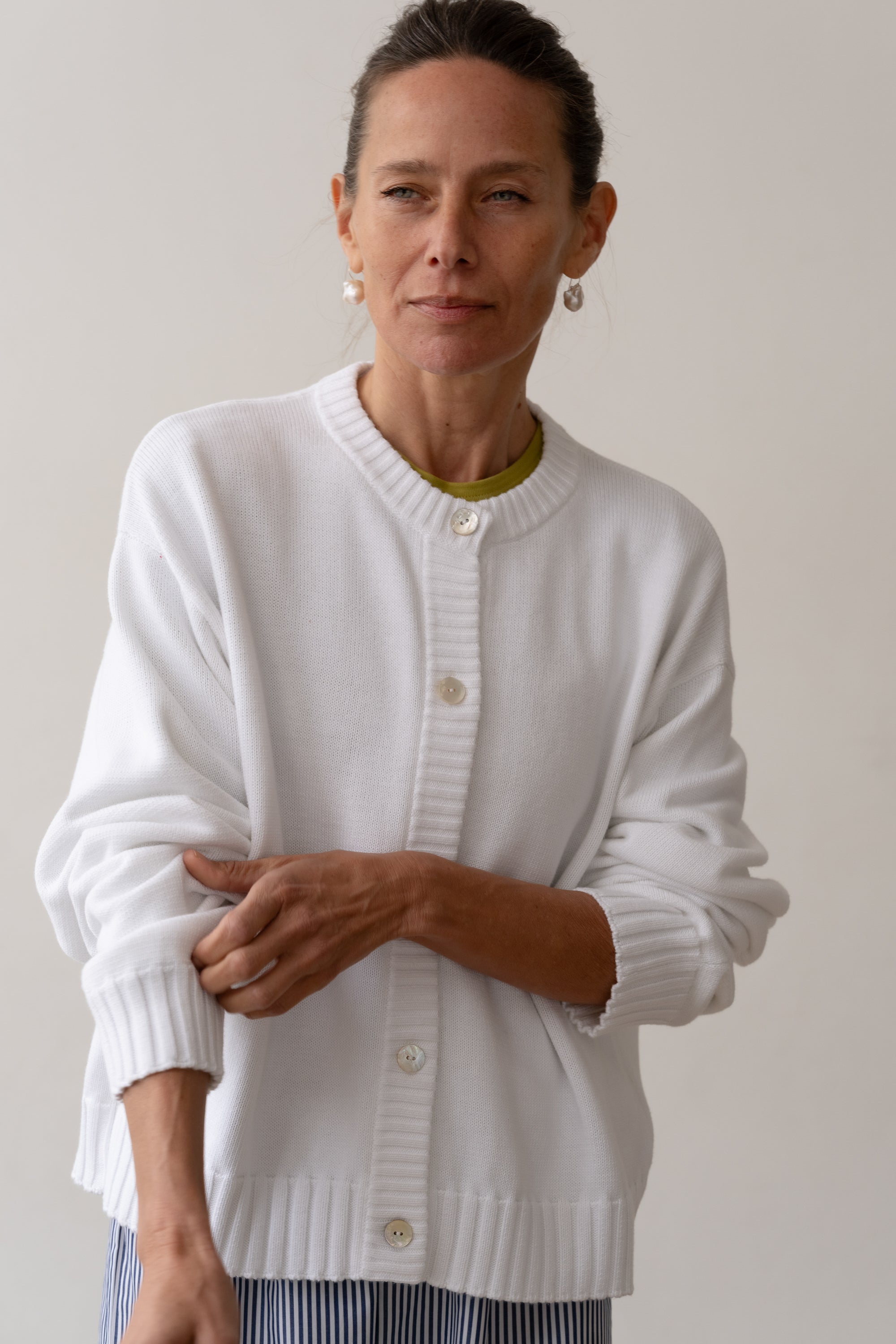 Women The Cotton Knit Cardigan