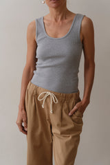 Women The Rib Scoop Tank