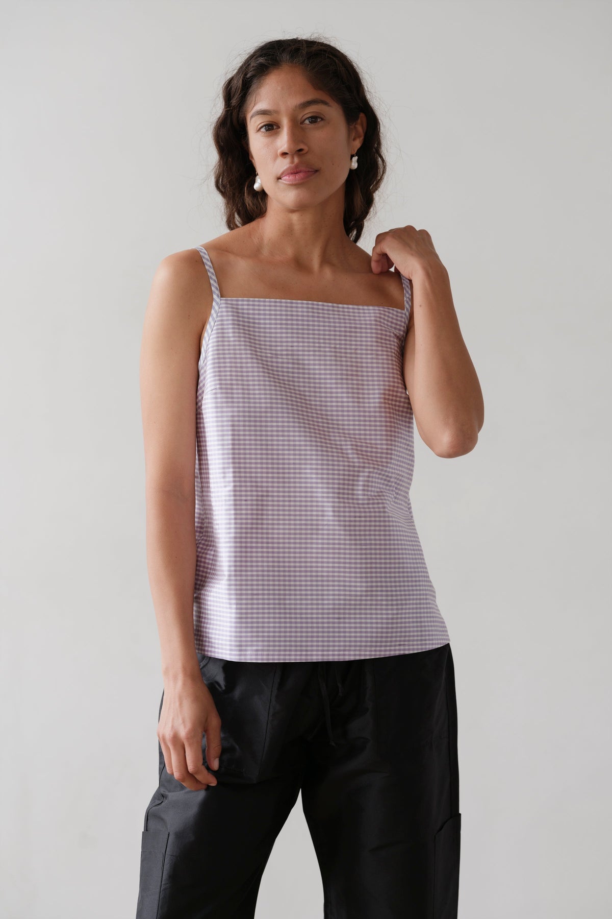 Women The Silk Taffeta Shell