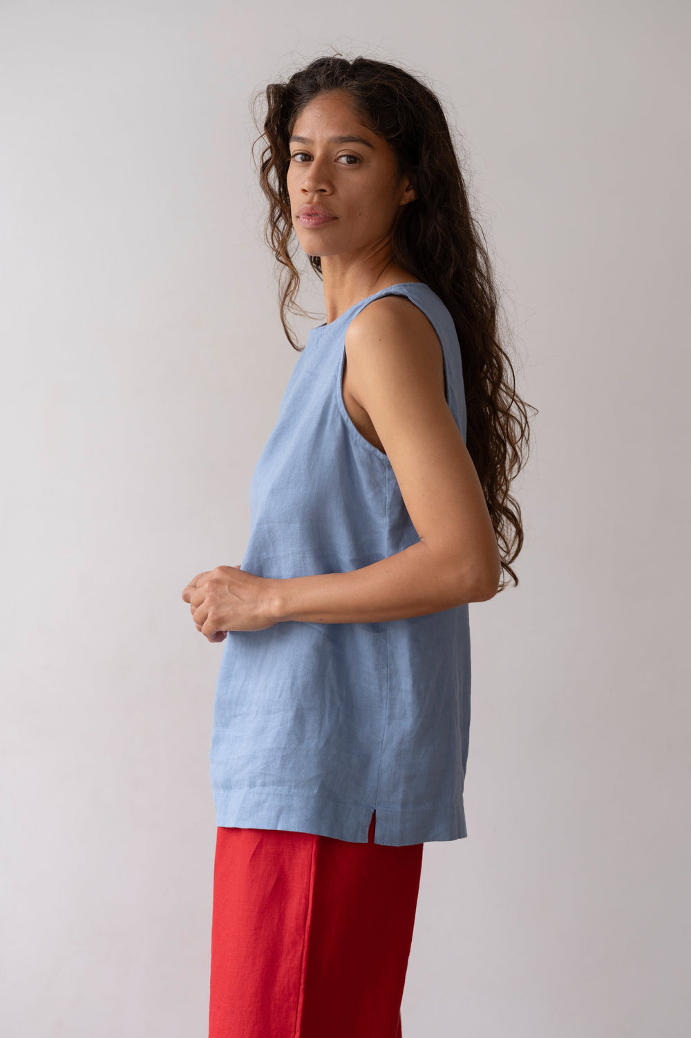 Women The Linen Shell