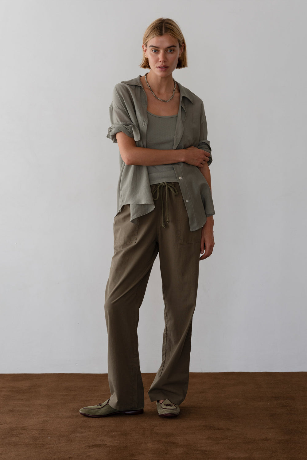 Women The Silk Cotton Sheer Shirt