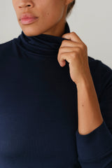 Women The Baby Rib Turtleneck