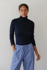 Women The Baby Rib Turtleneck