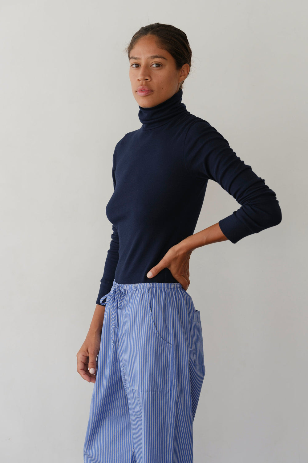 Women The Baby Rib Turtleneck