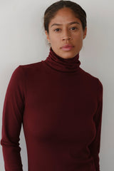 Women The Baby Rib Turtleneck