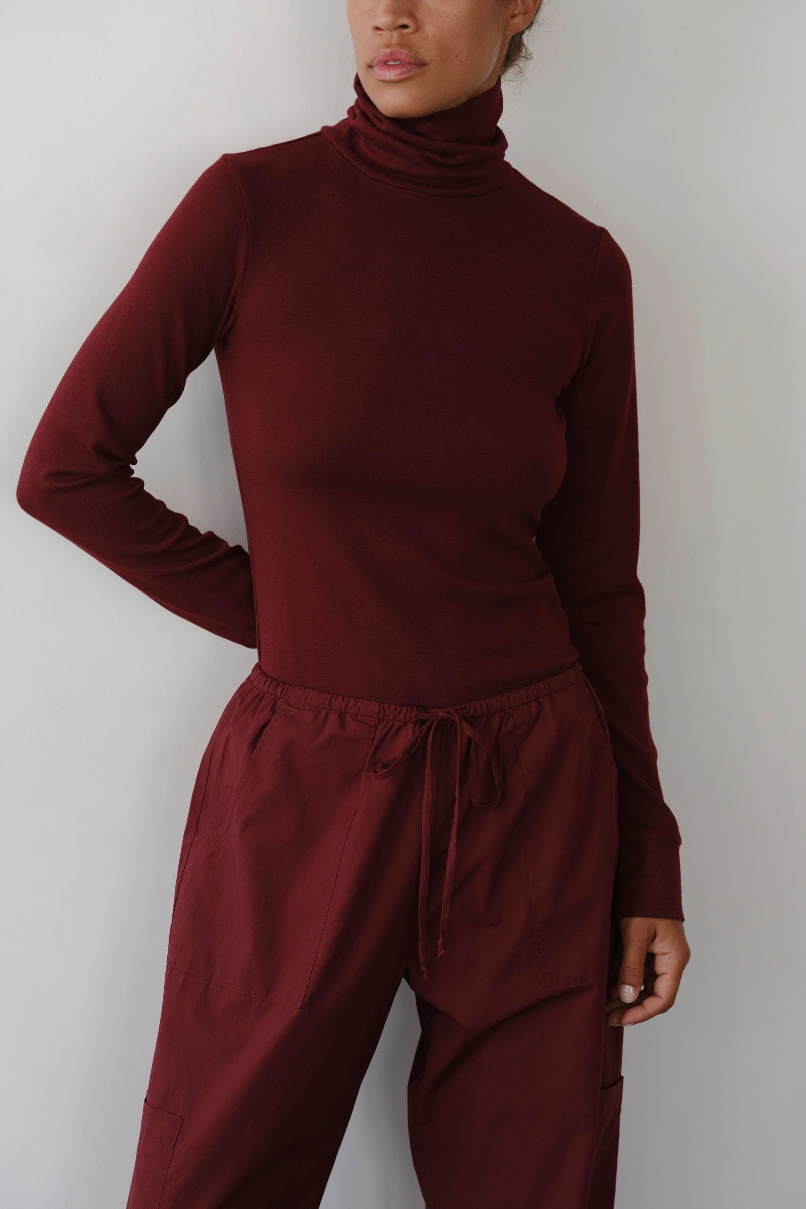 Women The Baby Rib Turtleneck