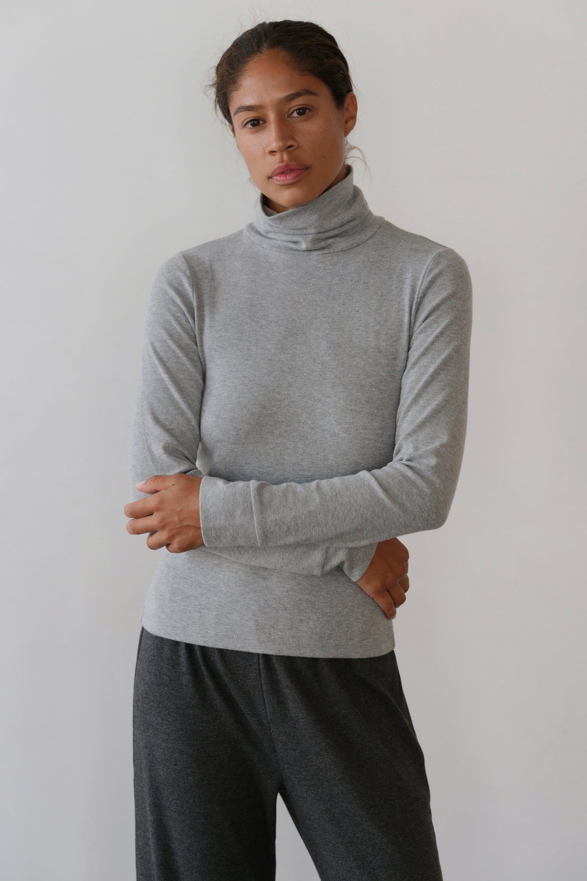 Women The Baby Rib Turtleneck