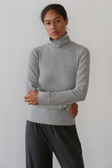 Women The Baby Rib Turtleneck