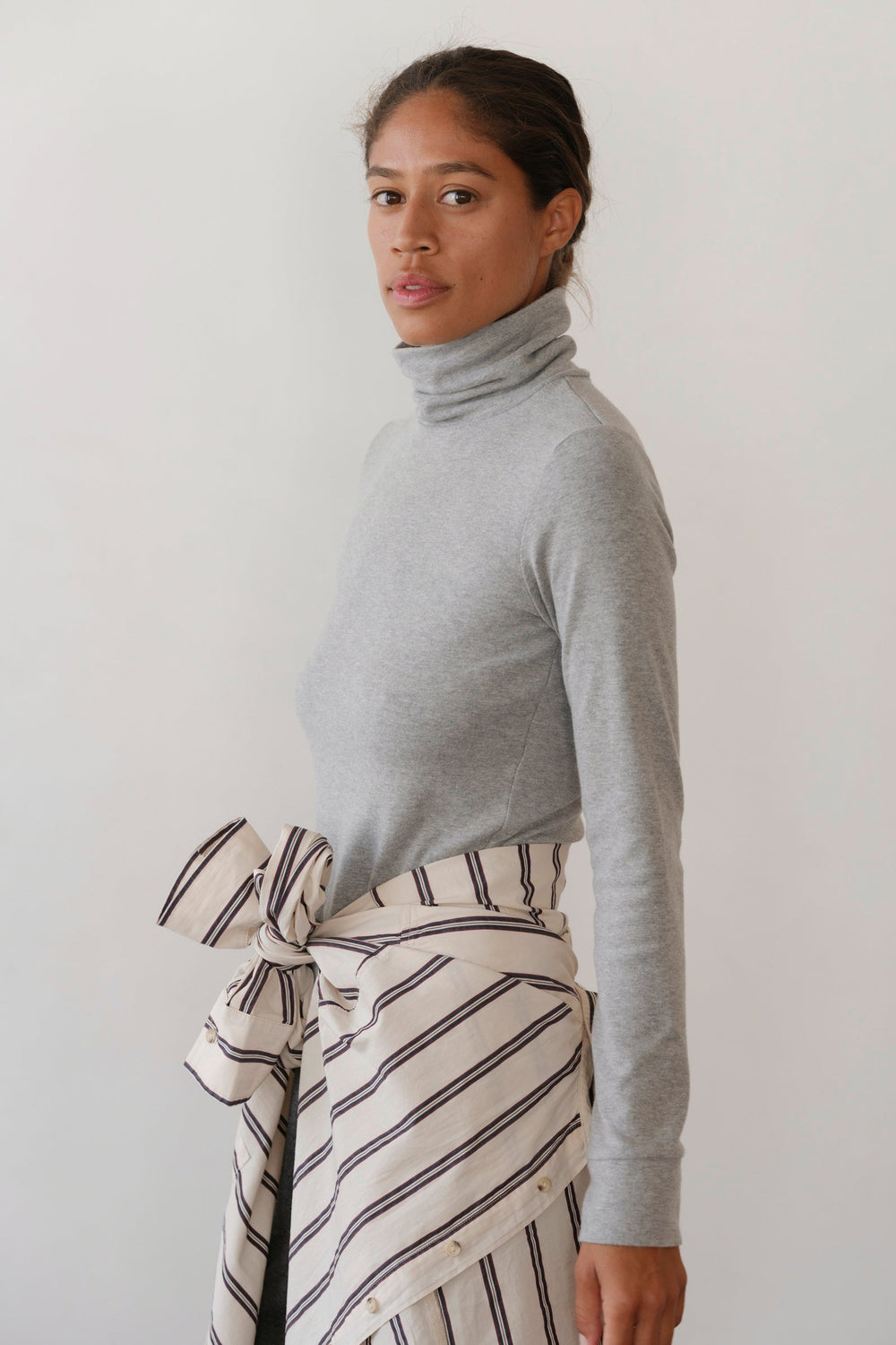 Women The Baby Rib Turtleneck