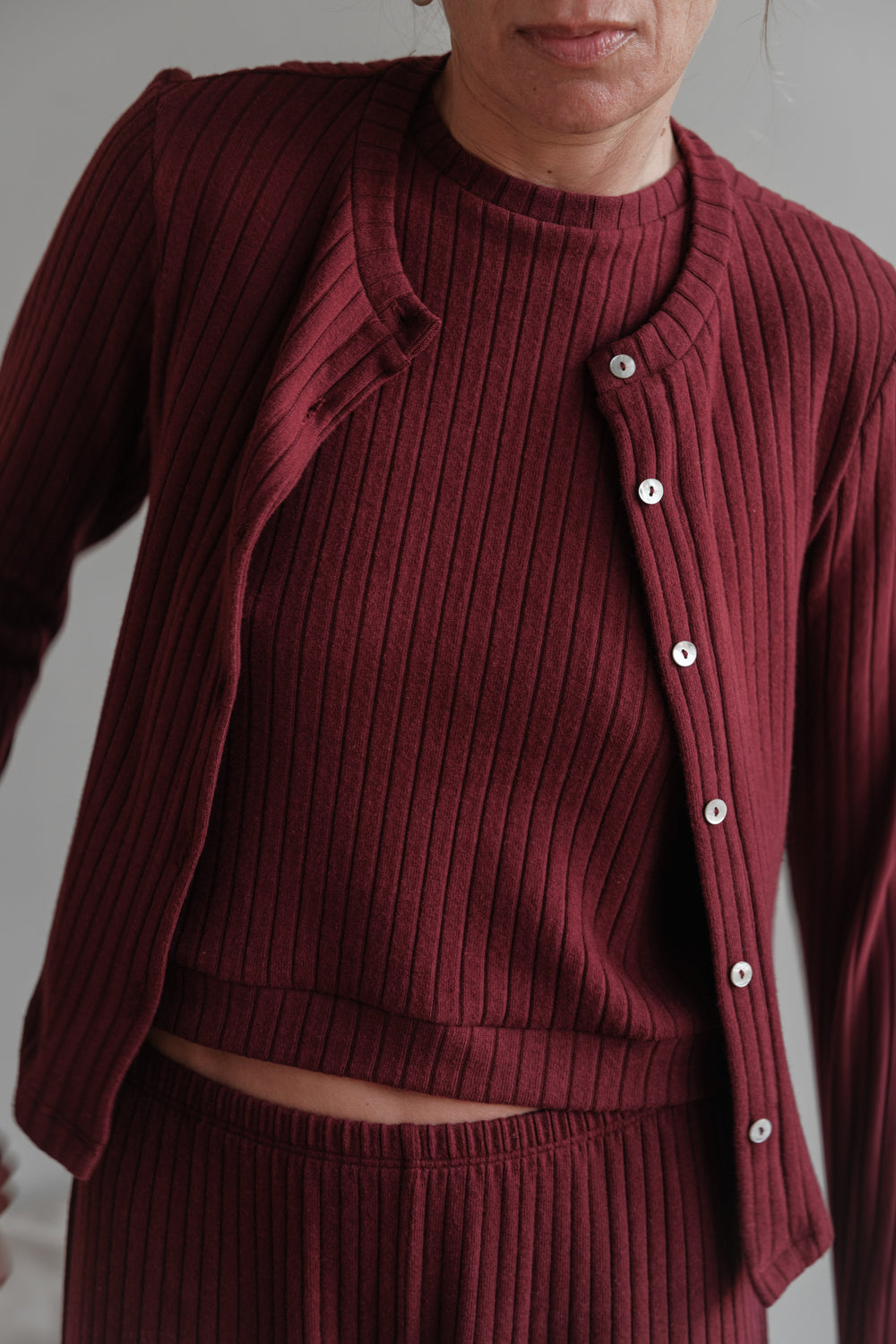 Women The Sweater Rib Shell