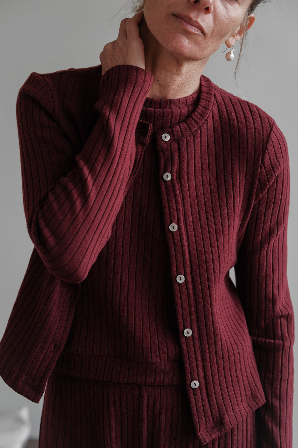 Women The Sweater Rib Cardi