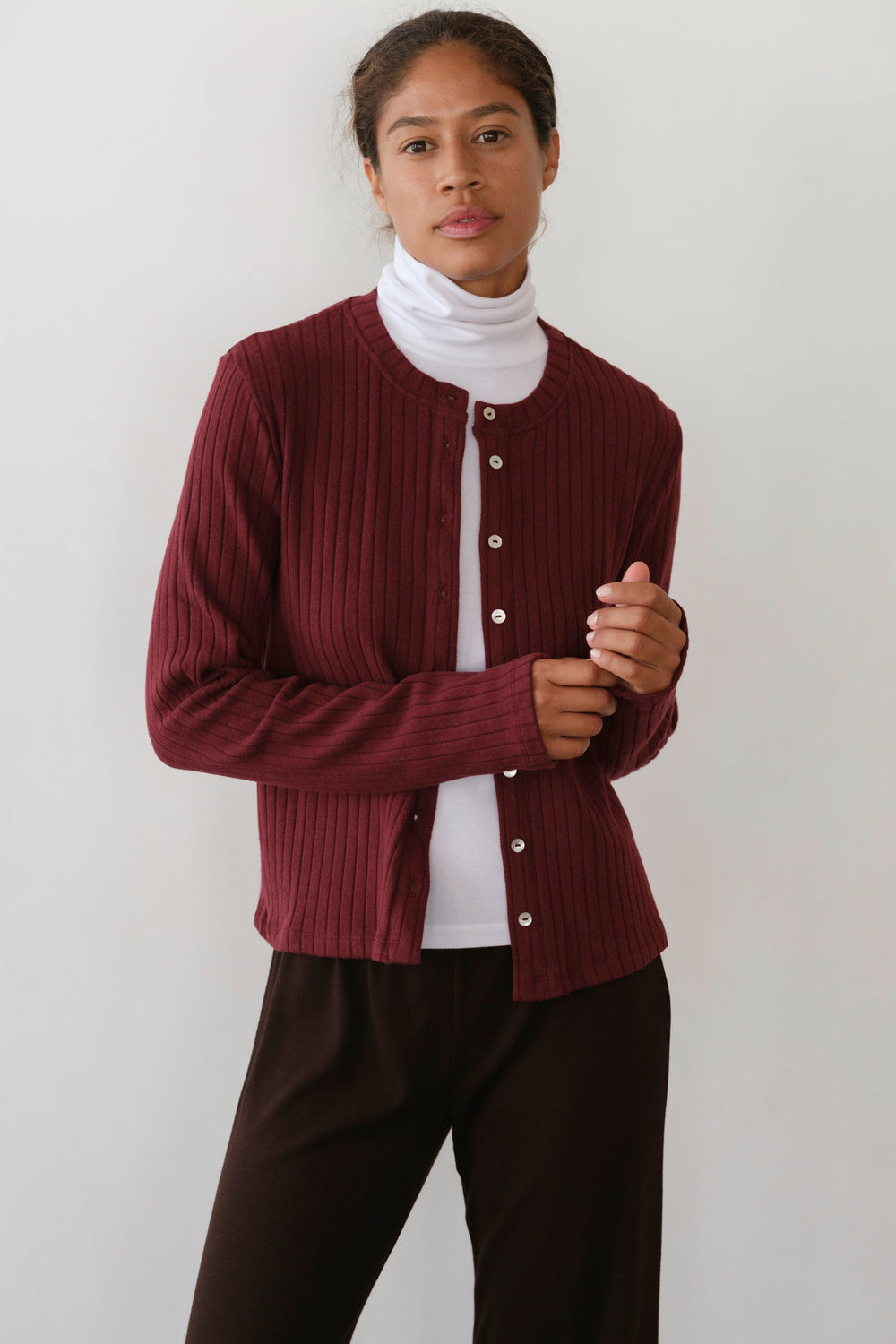 Women The Sweater Rib Cardi