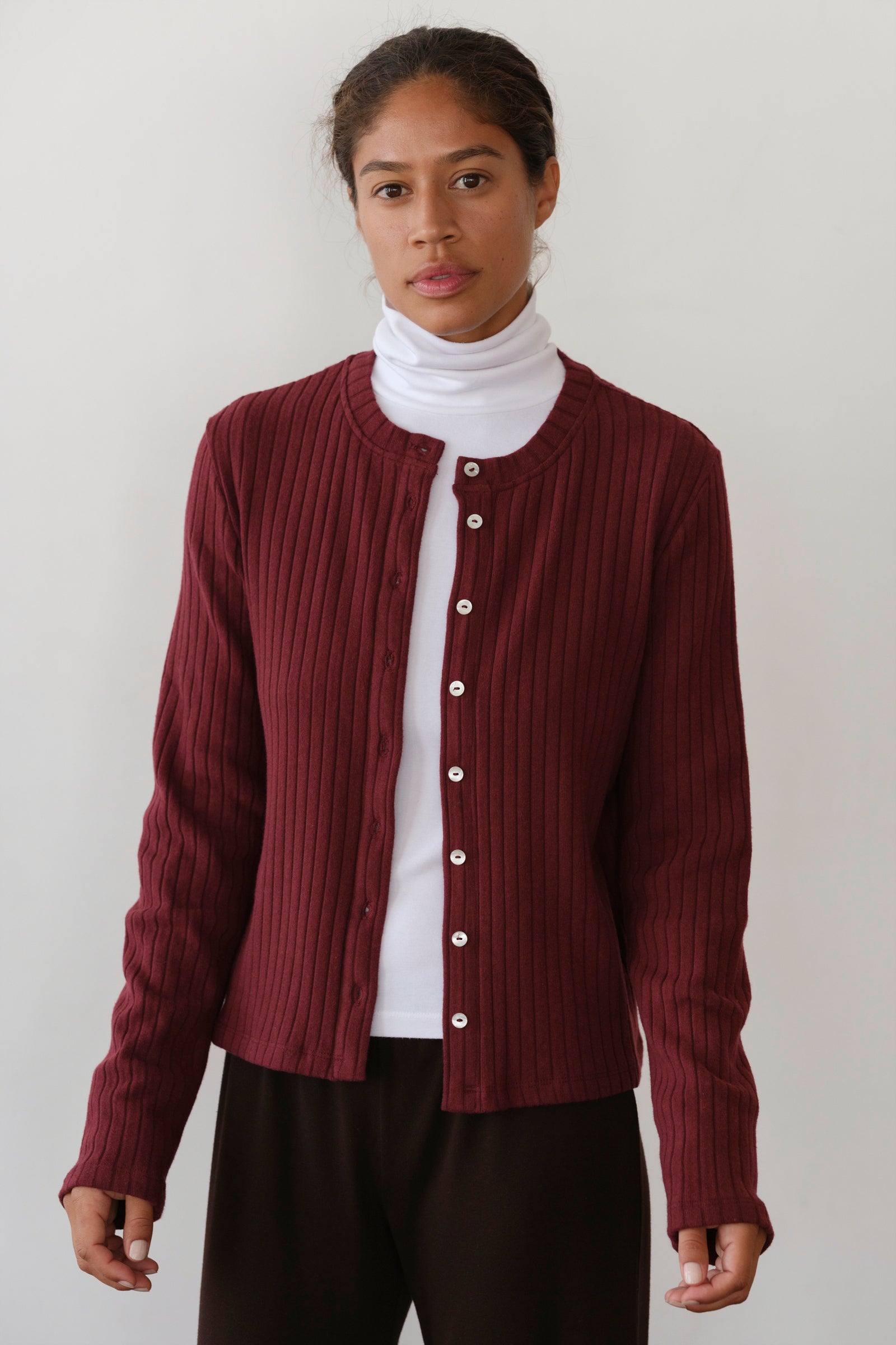 Women The Sweater Rib Cardi