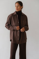 Women The Flannel Windowpane Shirt