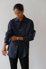 Women The Flannel Windowpane Shirt