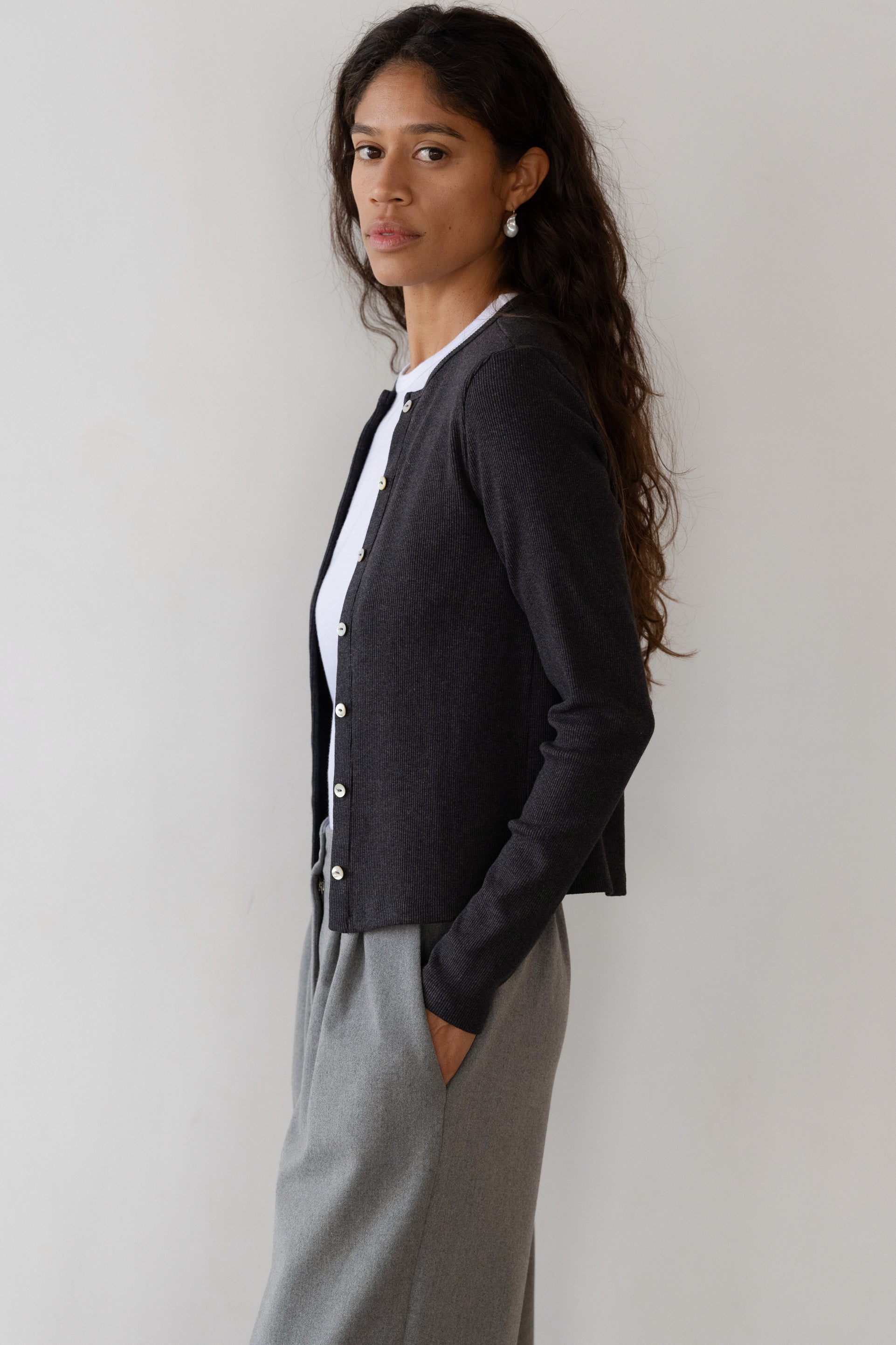 Women The Rib Cardi