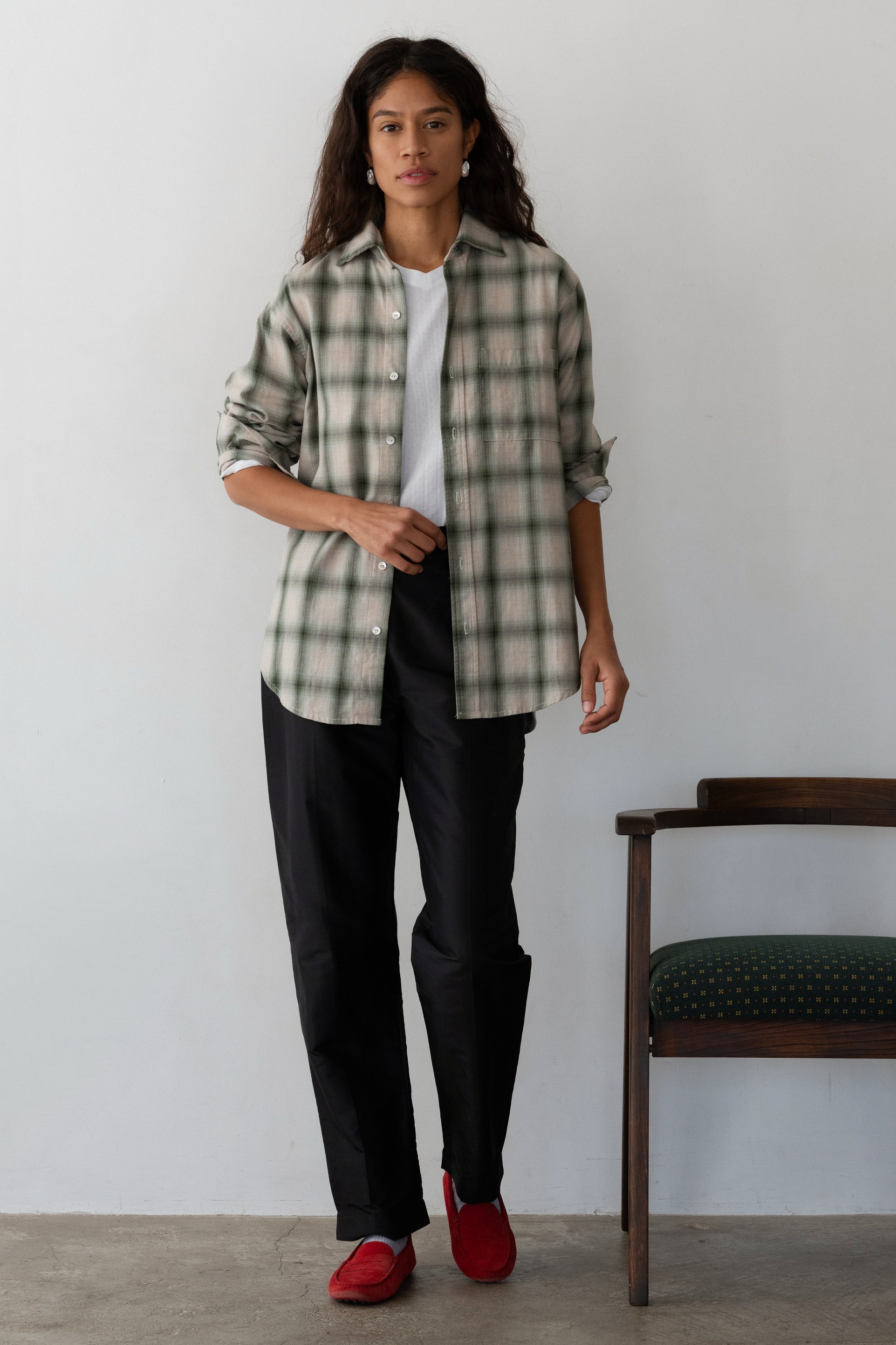 Women The Plaid Flannel Shirt