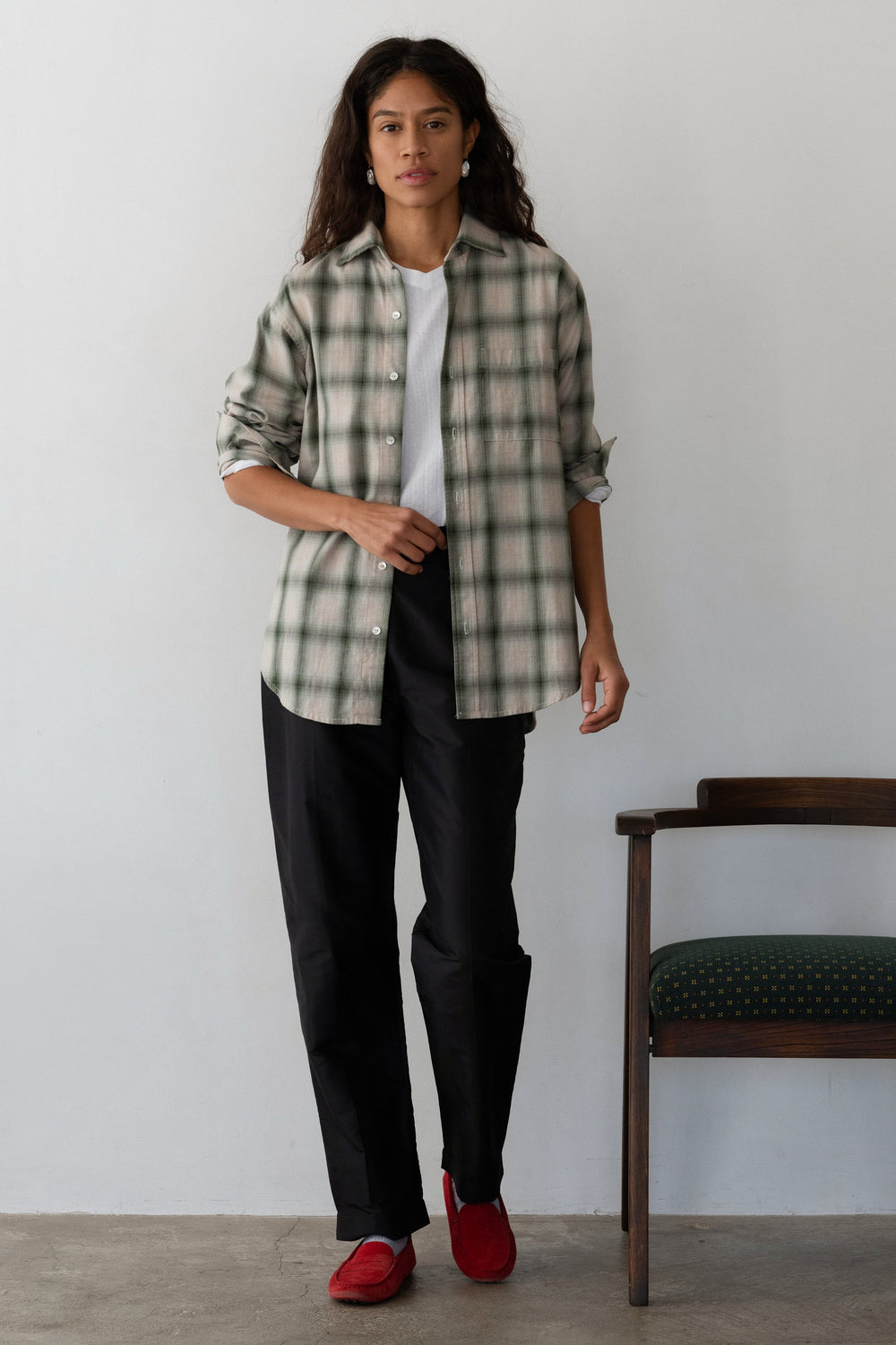 Women The Plaid Flannel Shirt