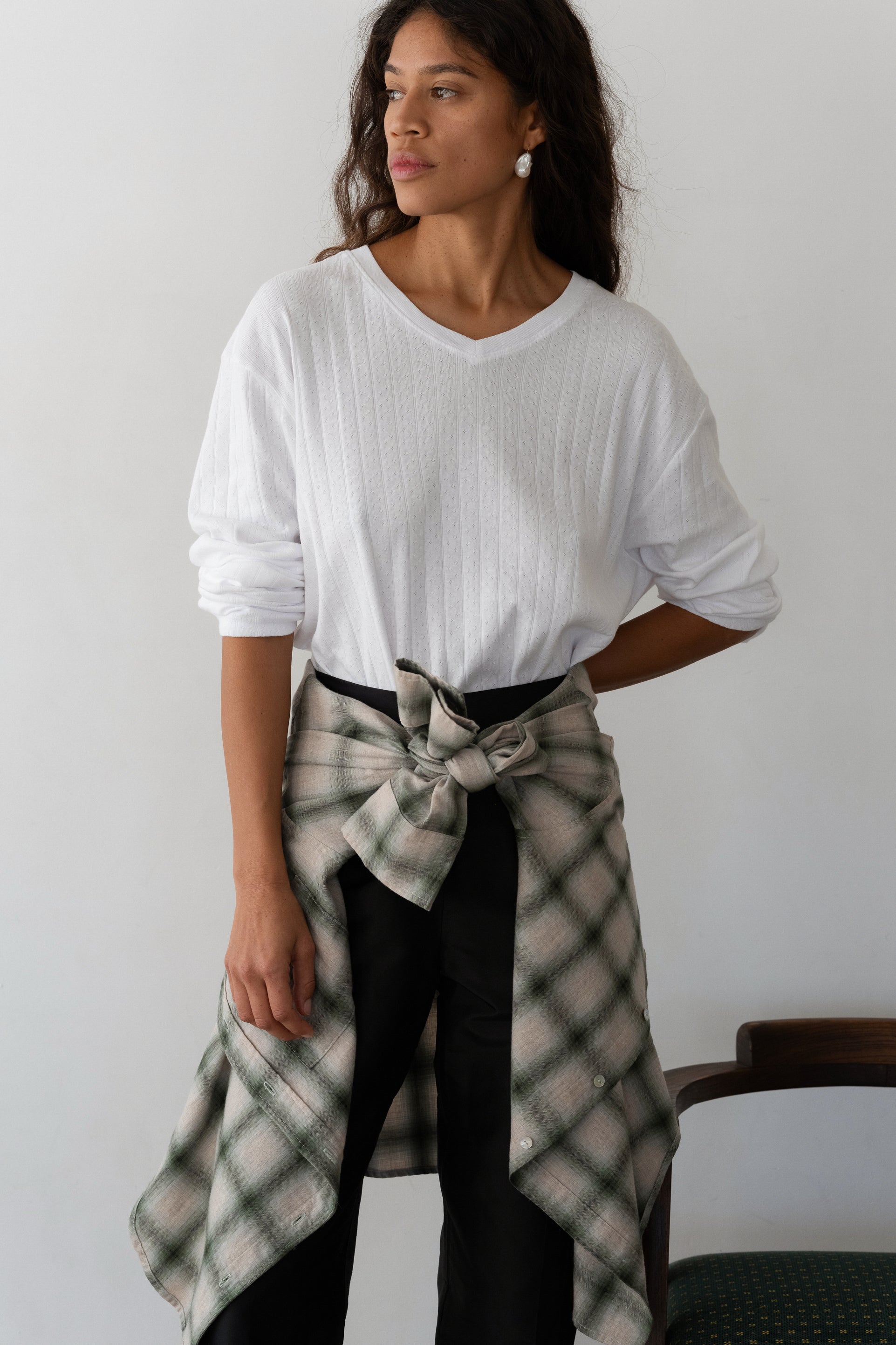 Women The Plaid Flannel Shirt