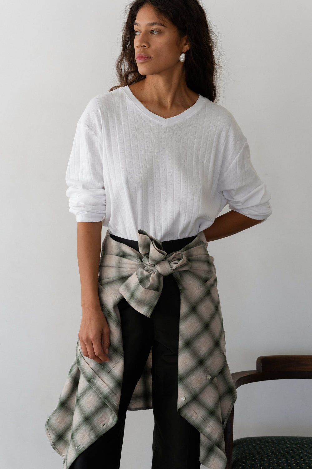 Women The Plaid Flannel Shirt