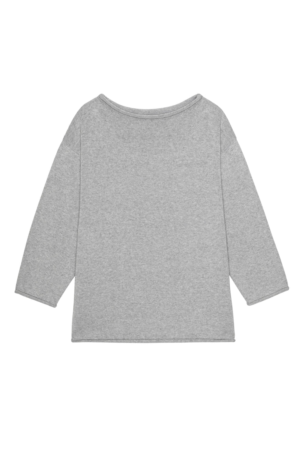 Women The Cotton Knit Boat Neck Sweater