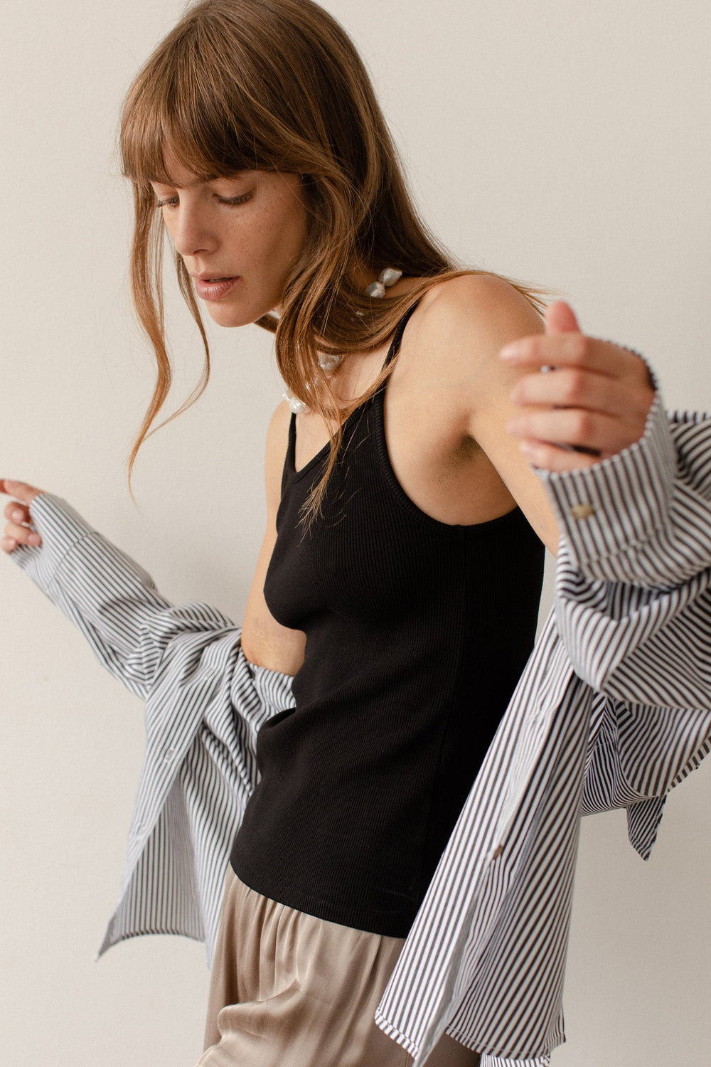 Women The Rib Spaghetti Tank