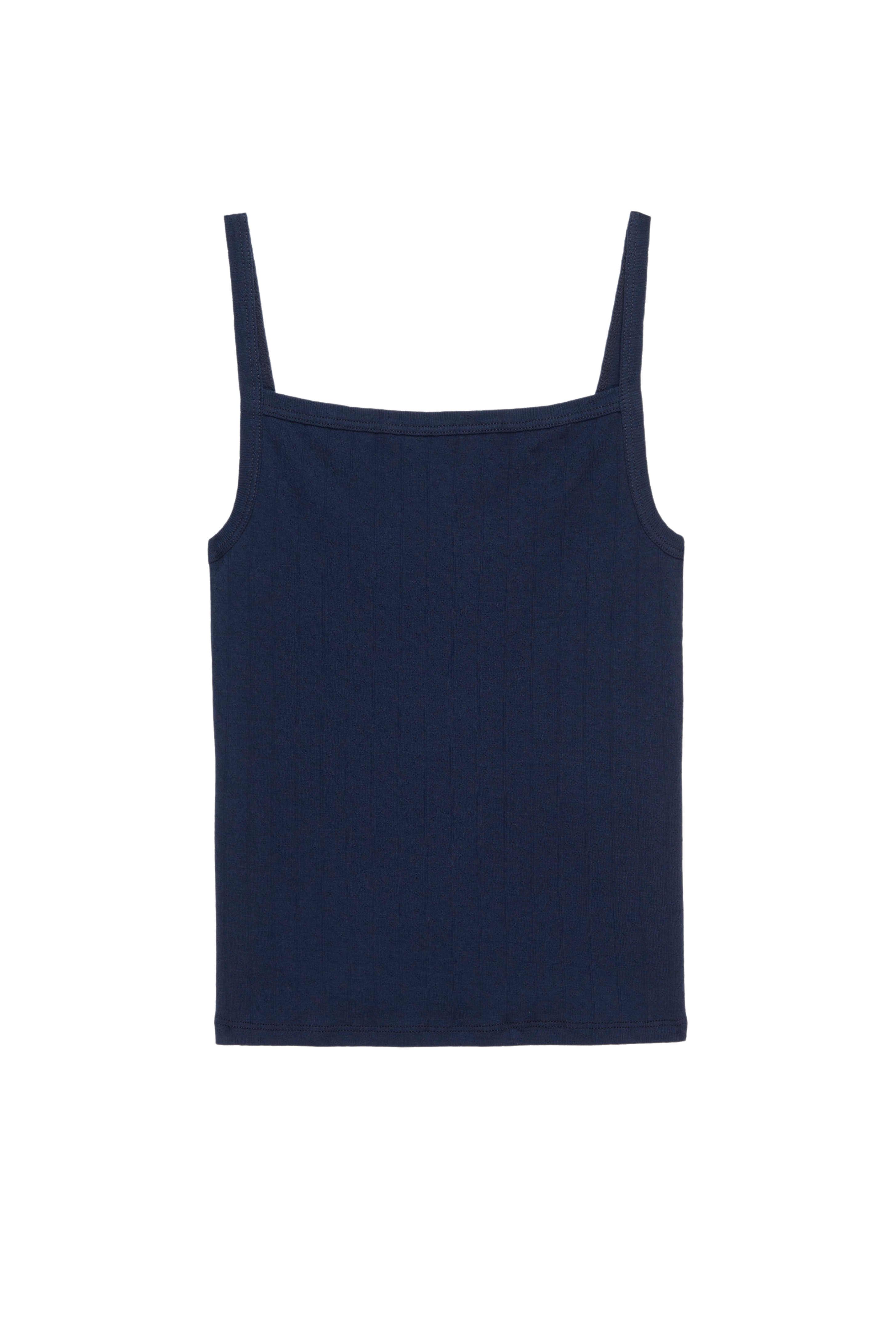 Women The Pointelle Square Neck Tank