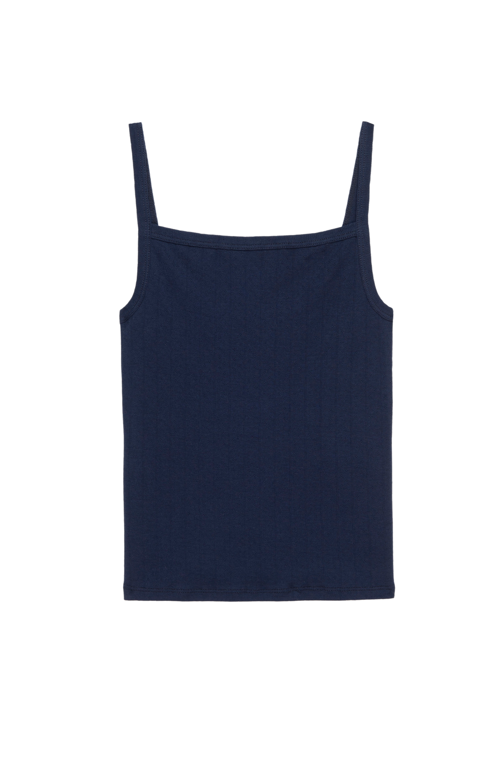 Women The Pointelle Square Neck Tank