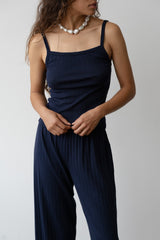 Women The Pointelle Square Neck Tank