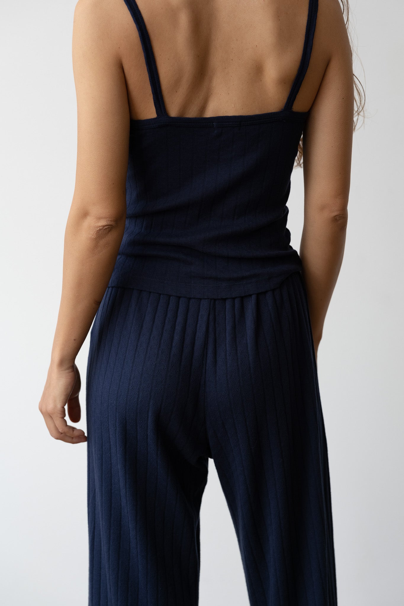 Women The Pointelle Square Neck Tank