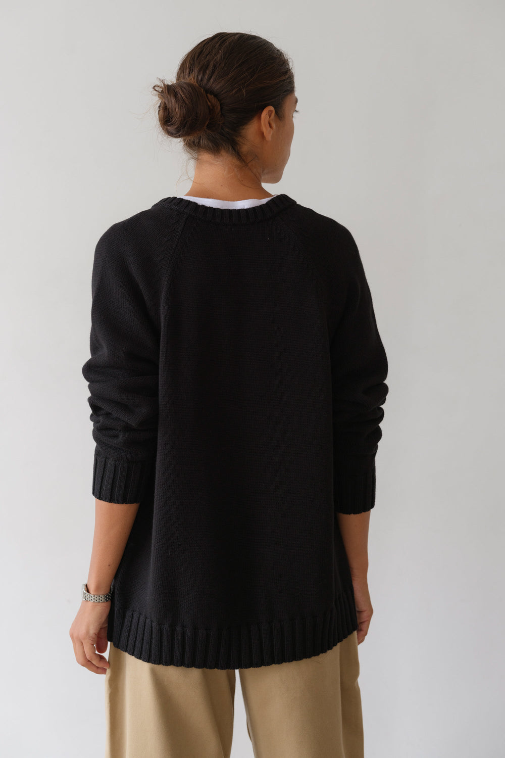 Women The Cotton Cashmere V-Neck Sweater