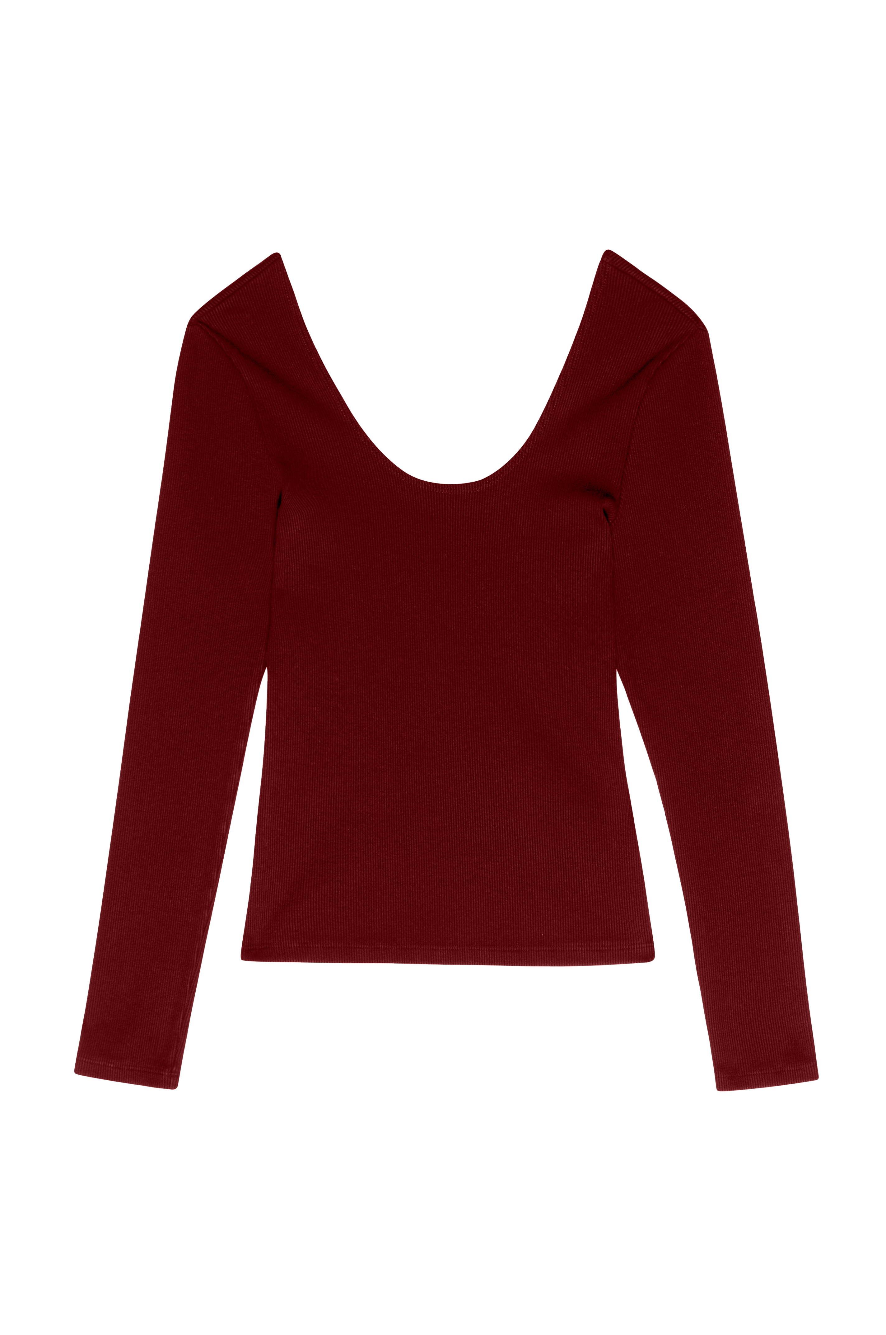 Women The Rib Scoop Long Sleeve