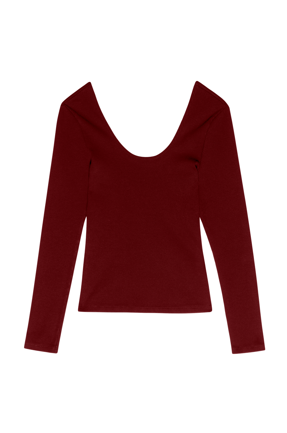 Women The Rib Scoop Long Sleeve