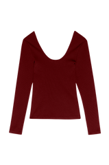 Women The Rib Scoop Long Sleeve