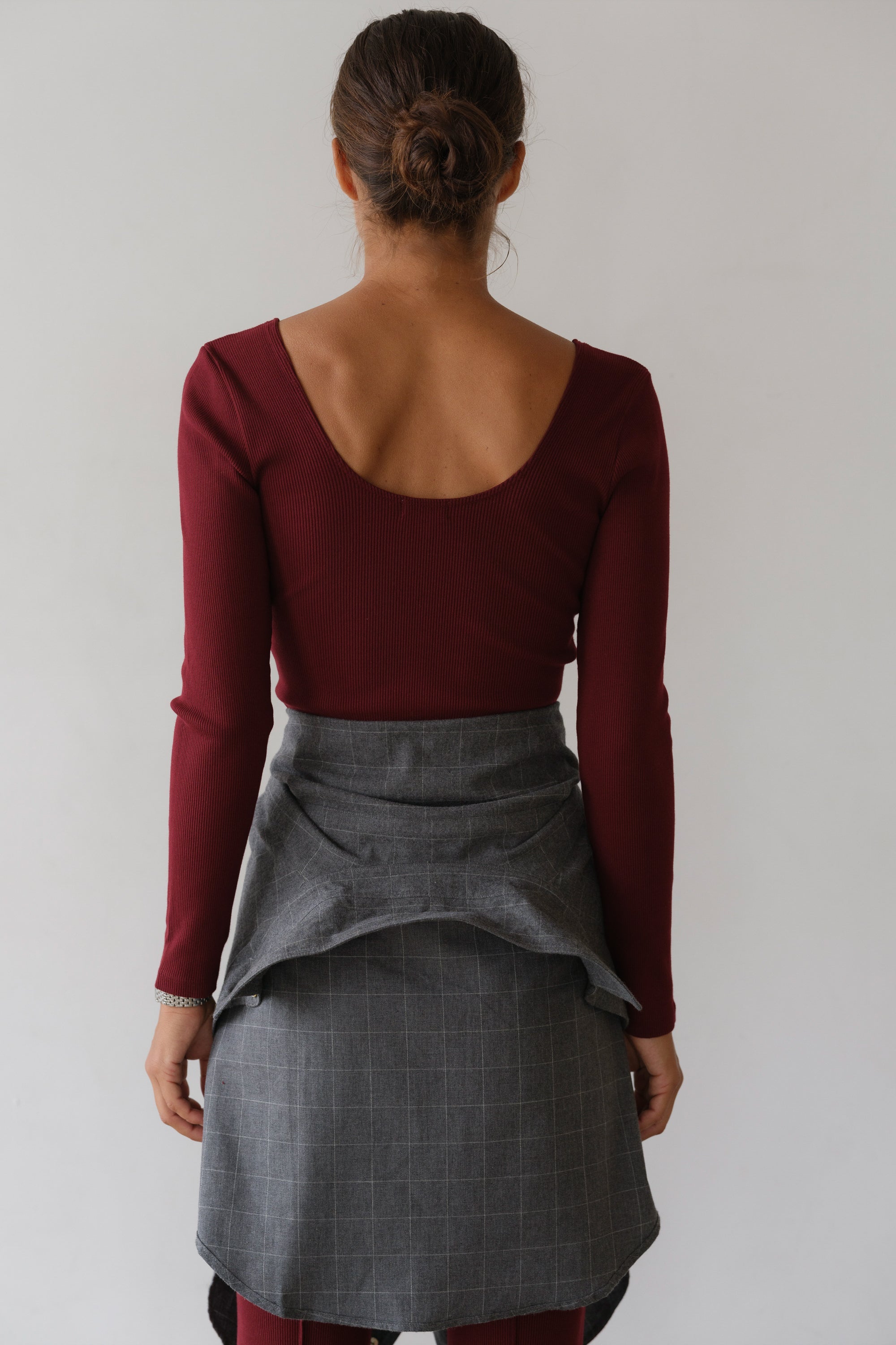 Women The Rib Scoop Long Sleeve