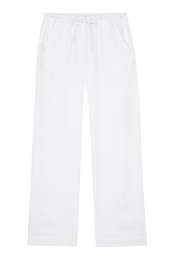 Women Powder Linen Drawstring Pant