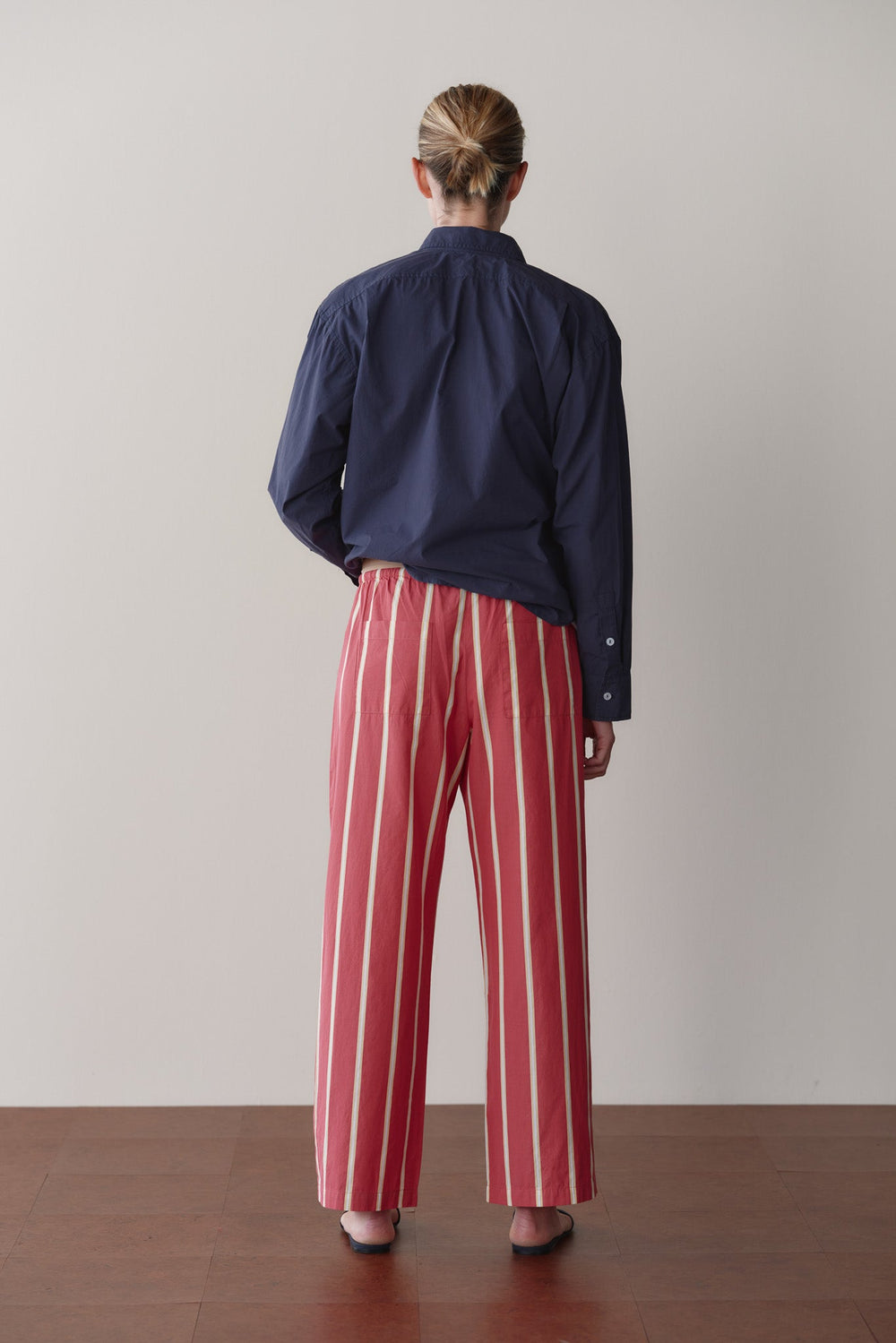 Women The Pop Stripe Drawstring Pant