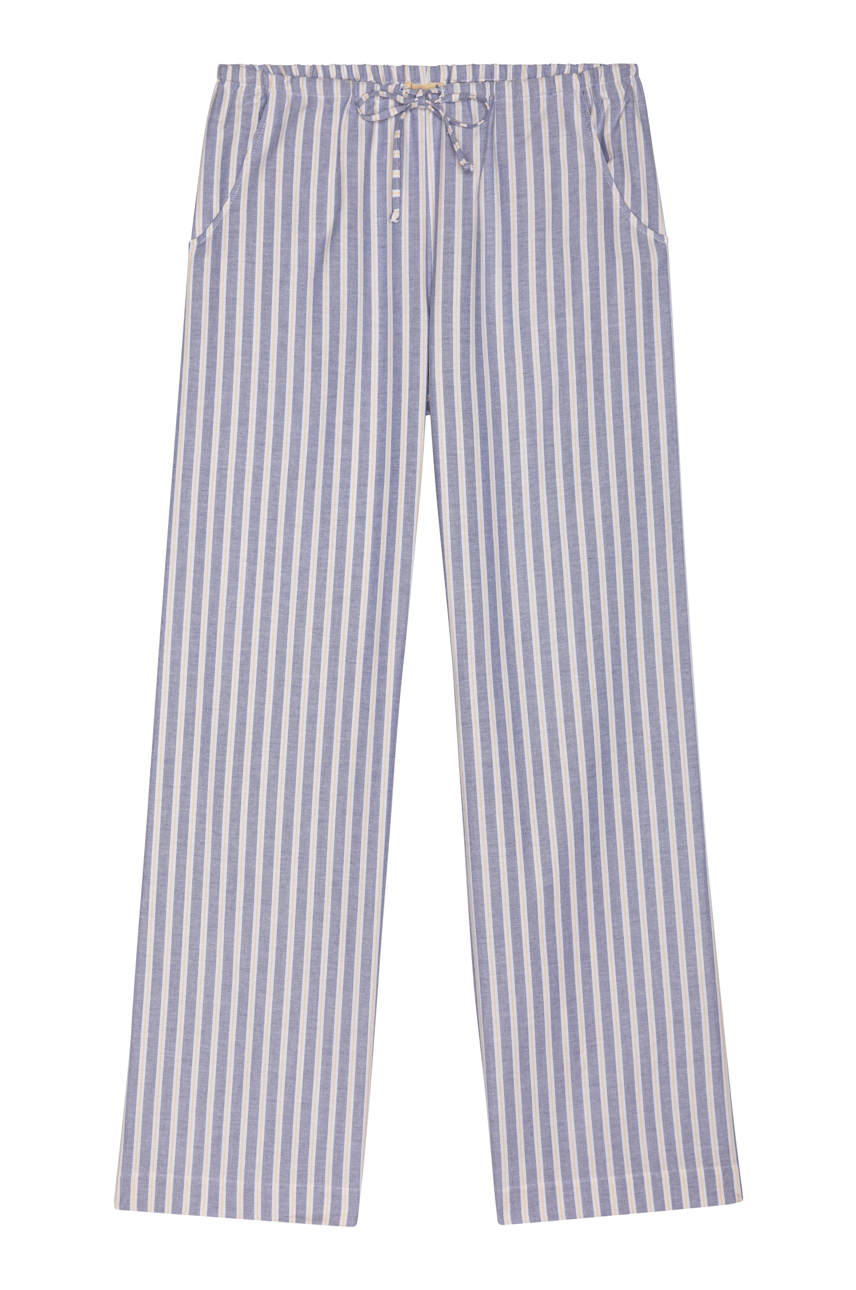 Women The Oxford Stripe Drawstring Pant